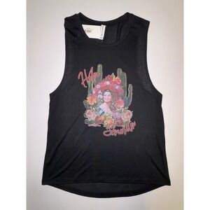 Bella+ Canvas Black Hola Senorita Tank Top Women's Size L